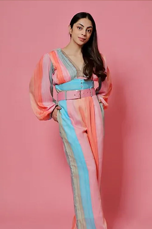 Lily Pastel Striped Coord Set